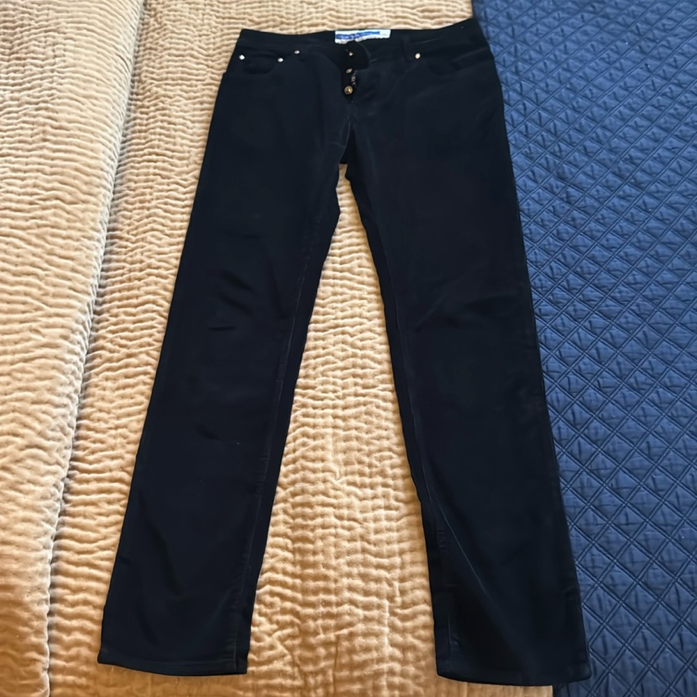 Men’s Jacob Cohen Bard black corduroy pants